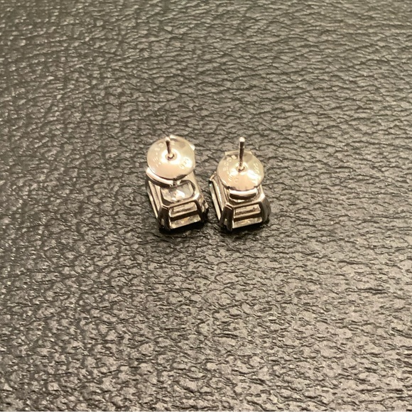 2ct Emerald Cut Studs - Picture 5 of 16